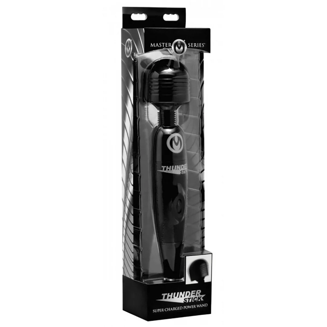 wand vibrator – variabele snelheid & intensieve trillingen – XR Brands Thunder Stick XR Brands - Afbeelding 1