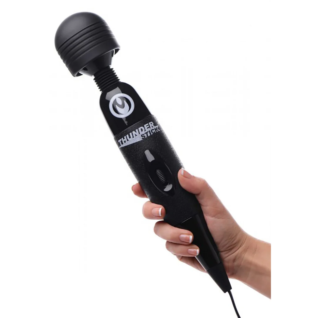 wand vibrator – variabele snelheid & intensieve trillingen – XR Brands Thunder Stick XR Brands - Afbeelding 3
