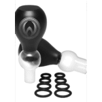 BDSM tepelspeeltje met verstelbare ringen – Piramide Tepelklemmen met O-Ring - Afbeelding 2