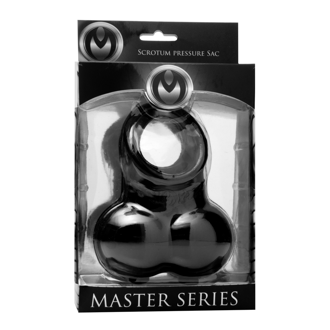 AD518-2 Niet-vibrerende cockring met rekbaar materiaal – Cockring met Ballen - Afbeelding 1