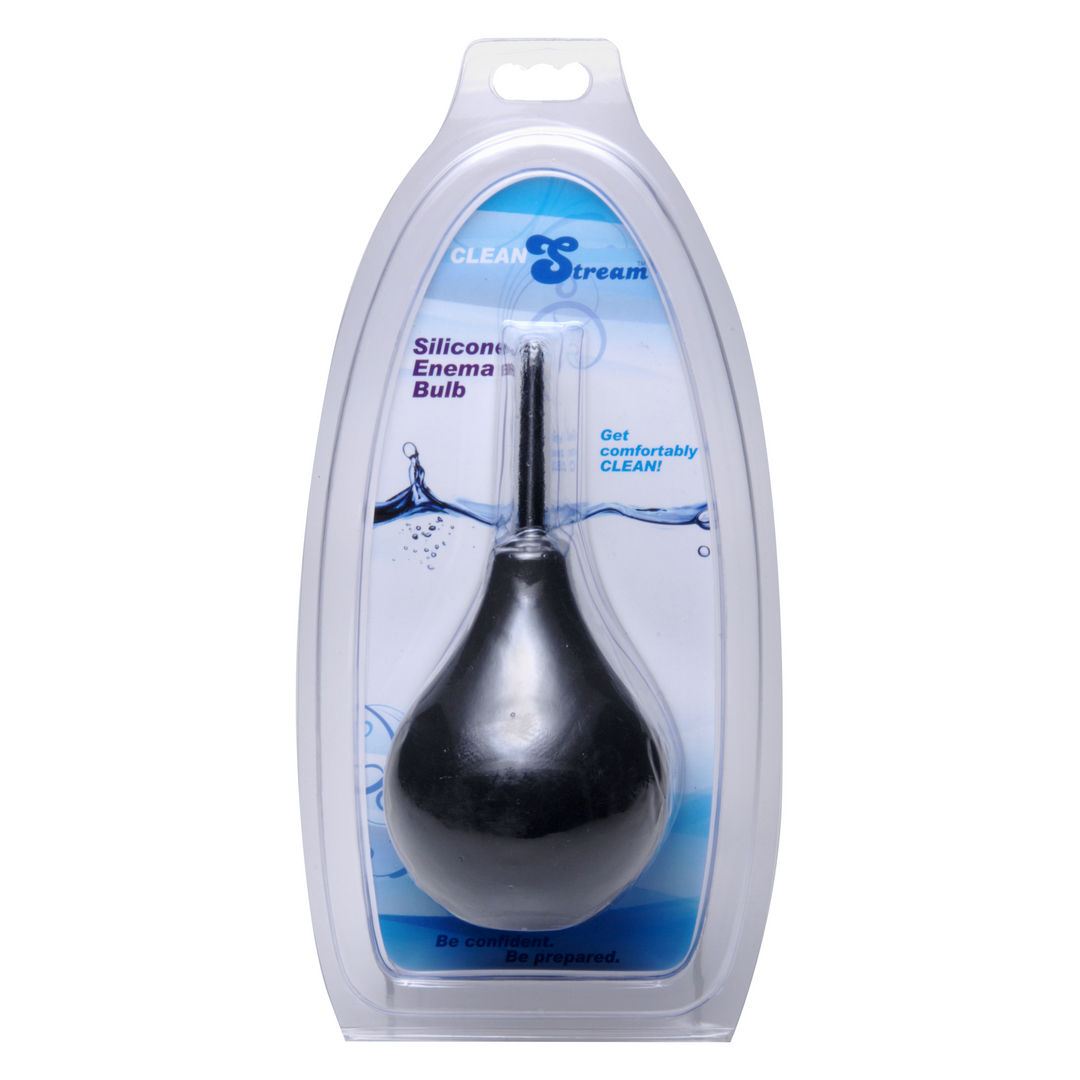 AD653-2 Anale douche – siliconen enema pomp met dun mondstuk – XR Brands – 225 ml - Afbeelding 1