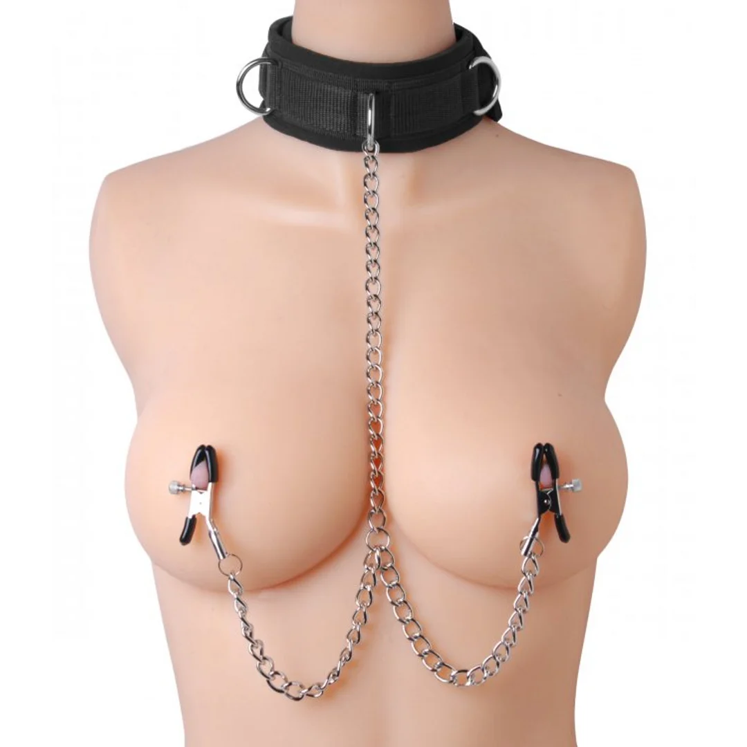 Collier XR Brands Submission avec pinces à tétons – Image 2