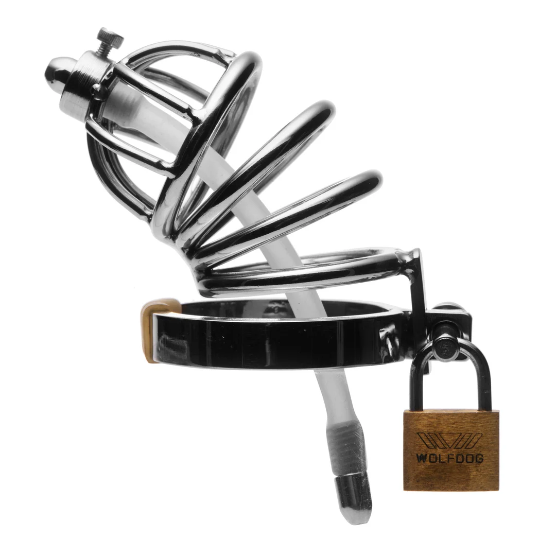 Cage de chasteté en acier inoxydable – Image 2
