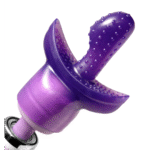 Wand vibrator met textuurelementen – Paars XR Brands