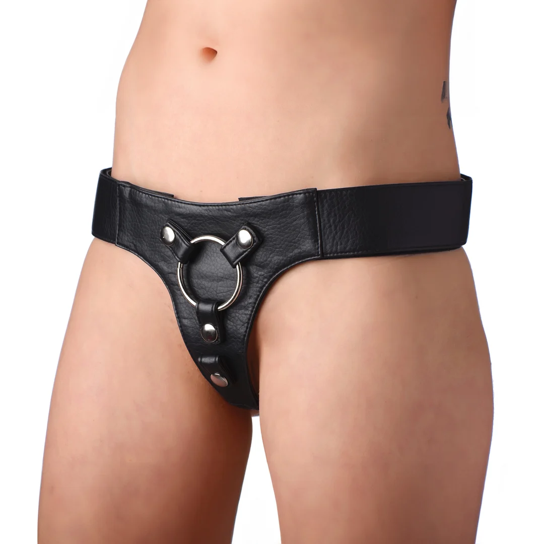 strap-on met verstelbare band – Brede Riem Strap-On Harnas - Afbeelding 2