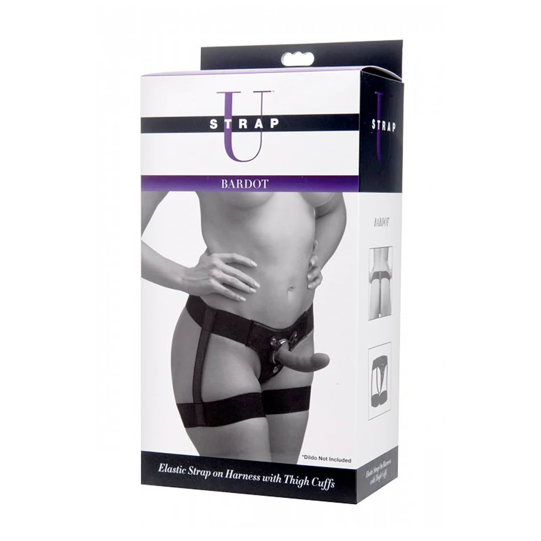 strap-on met rekbaar harnas – Bardot - Afbeelding 1