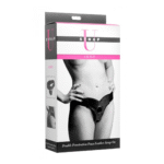 strap-on met comfortabele brede tailleband – Crave - Double Penetration Imitatieleren Strap-On