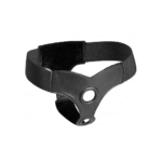 strap-on met comfortabele brede tailleband – Crave - Double Penetration Imitatieleren Strap-On - Afbeelding 2