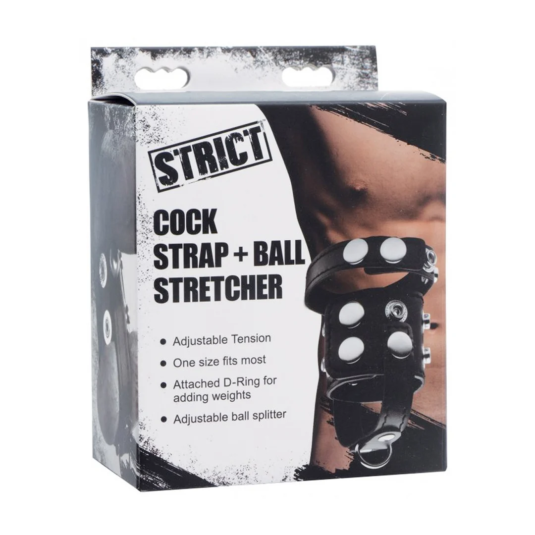 XR Brands Penis Strap en Ball Stretcher - Afbeelding 1