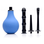 Anale douche – set met eenrichtingsklep en 3 mondstukken, 225 ml – geslachtsneutraal – XR Brands - Afbeelding 4