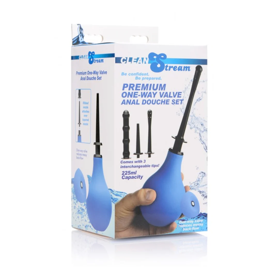 XR Brands Premium One Way Valve anale doucheset - Afbeelding 1