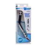 Anale douche – Schuin klysma-opzetstuk voor doucheslang met verwijderbare tip, zilverkleurig – Geslachtsneutraal – XR Brands