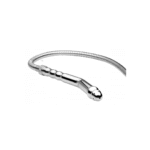 Anale douche – Schuin klysma-opzetstuk voor doucheslang met verwijderbare tip, zilverkleurig – Geslachtsneutraal – XR Brands - Afbeelding 2