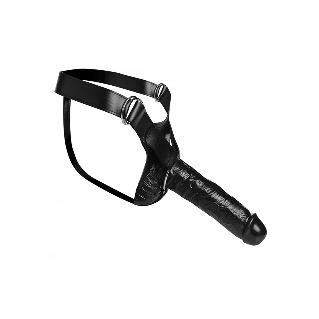 strap-on met verstelbaar harnas – Hollow Strap-On - Afbeelding 2