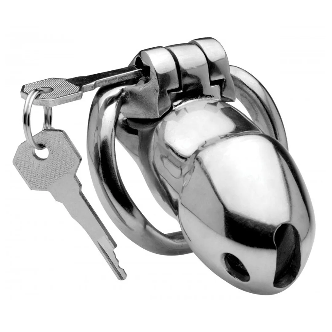 Cage de chasteté en acier inoxydable Rikers 24 7 – Image 5