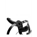 strap-on met verstelbaar harness – Supreme Pleasure - Vibrerende Dubbele Dildo met Harness - Afbeelding 6