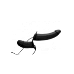 strap-on met verstelbaar harness – Supreme Pleasure - Vibrerende Dubbele Dildo met Harness - Afbeelding 3