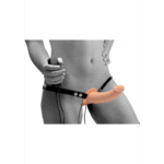 strap-on met verstelbaar harness – Supreme Pleasure - Vibrerende Dubbele Dildo met Harness - Afbeelding 8