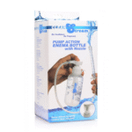 Anale douche – Enema fles met nozzle en pomp – XR Brands – 300 ml