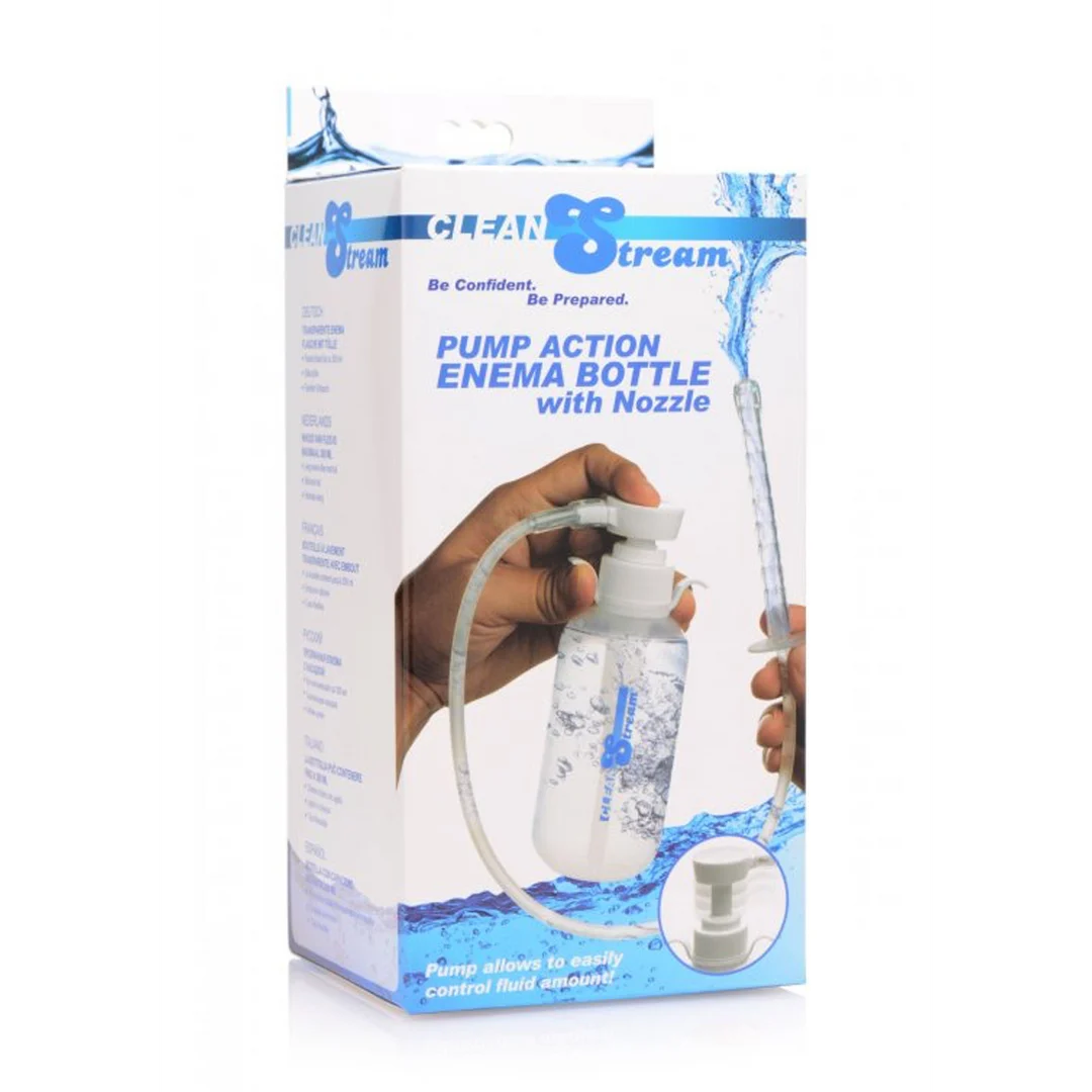 XR Brands enema fles met nozzle - Afbeelding 1