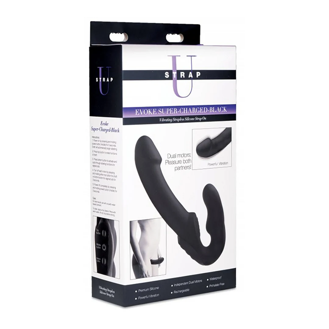 XR Brands Evoke Super Charged dildo senza imbracatura - immagine 1