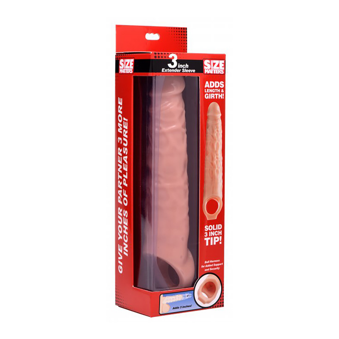 AF861-2 Penis sleeve met scrotumriem – 3 / 7,5 cm - Afbeelding 1