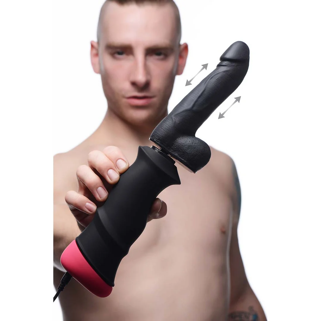 XR Brands Mega Pounder dildo a spinta manuale - immagine 5