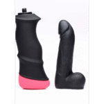 realistische vibrator – hand-held stootactie met 2 snelheden – XR Brands zwart XR Brands - Afbeelding 4