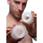 Anaal toy met aangenaam rekgevoel – Stretch Master - 2-delige Silicone Anale Ring Set - Afbeelding 3