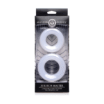 Anaal toy met aangenaam rekgevoel – Stretch Master - 2-delige Silicone Anale Ring Set