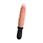 realistische vibrator – vibrerend en automatisch stotend – XR Brands zwart XR Brands - Afbeelding 8