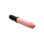 realistische vibrator – vibrerend en automatisch stotend – XR Brands zwart XR Brands - Afbeelding 9
