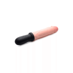 realistische vibrator – vibrerend en automatisch stotend – XR Brands zwart XR Brands - Afbeelding 6