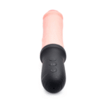 realistische vibrator – vibrerend en automatisch stotend – XR Brands zwart XR Brands - Afbeelding 7