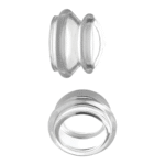 Buttplug met zuignapbasis – Heldere Plungers - Silicone Nipple Suckers - L - Afbeelding 7