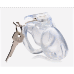 Chastity cage met veilig slot – Medium - Afbeelding 5