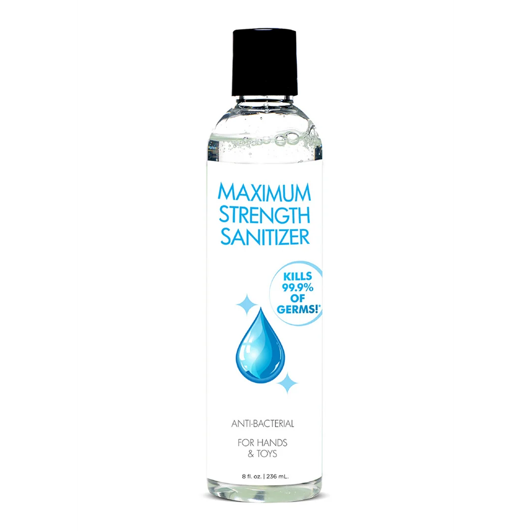 Toy cleaner – Maximale kracht sanitizer voor handen en speelgoed – Geslachtsneutraal – XR Brands – 8 fl oz / 236 ml - Afbeelding 4