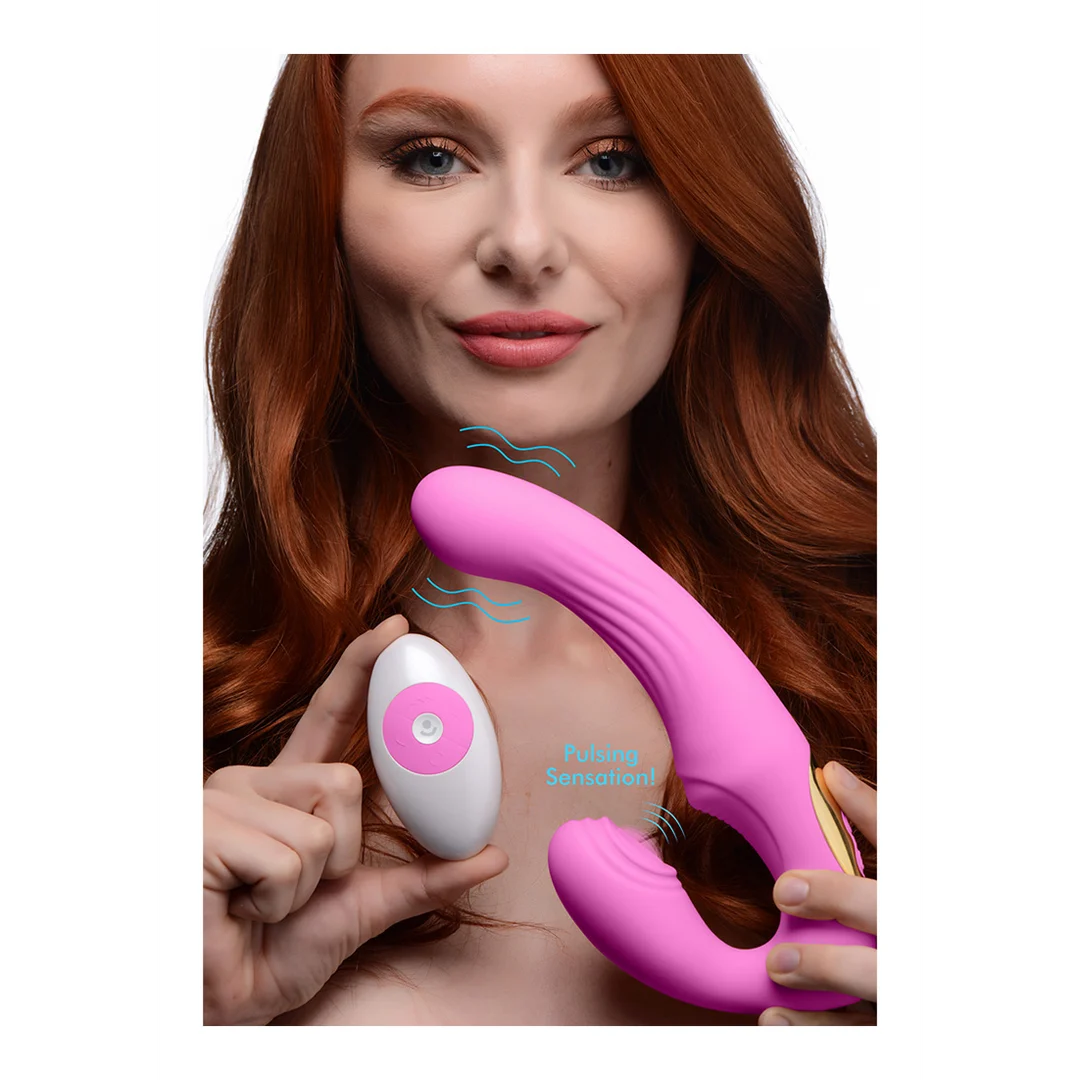 XR Brands U Pulse strap on senza imbracatura - immagine 4