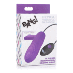 Bullet vibrator met 7 standen – Pulsating Rechargeable Silicone Bullet XR Brands - Afbeelding 7