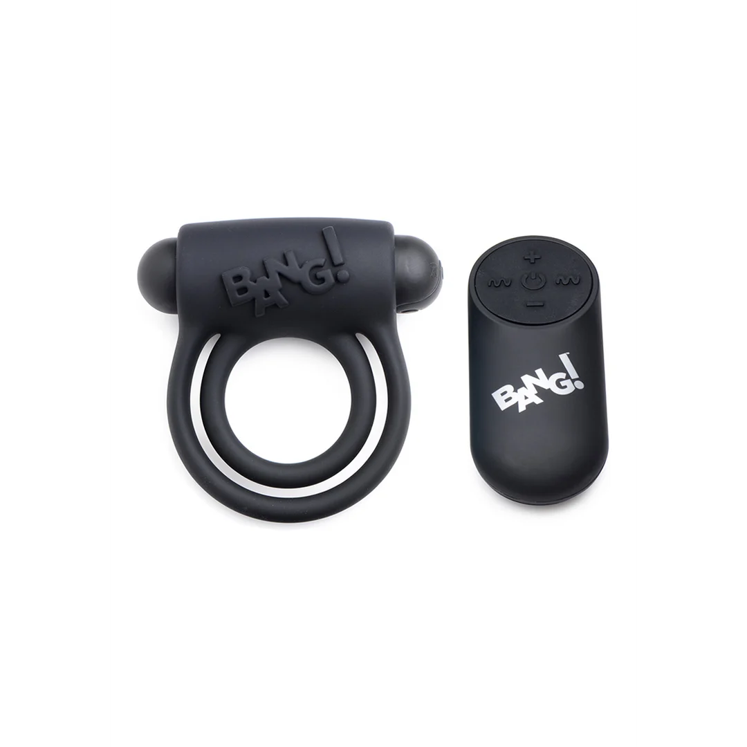 Anello fallico in silicone XR Brands con vibratore bullet e telecomando - immagine 4