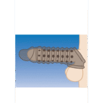 Penis sleeve met balriem – 2 / 4 cm - Afbeelding 9