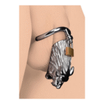 Chastity cage met veilig vergrendelmechanisme – Tiger King - Afbeelding 2