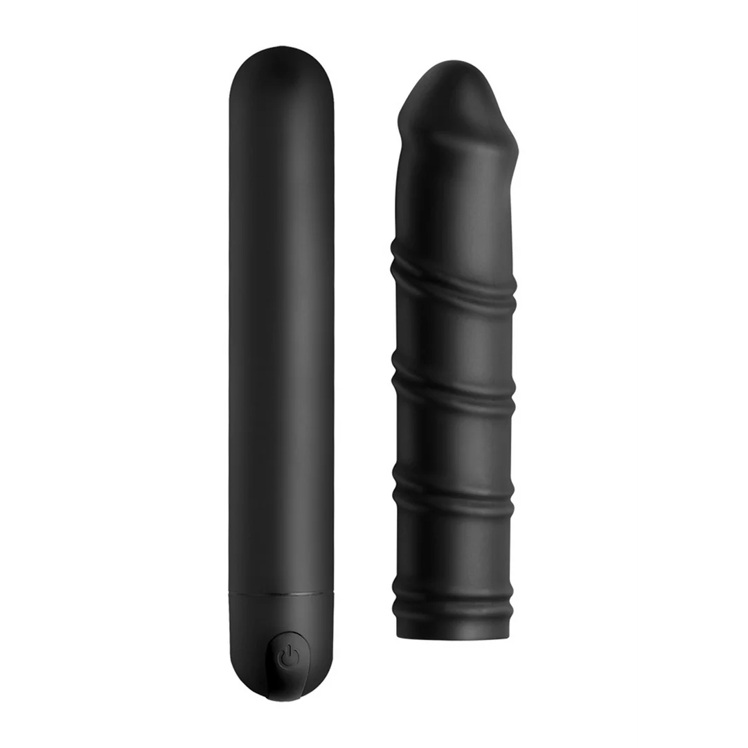 Guaina in silicone XR Brands XL Bullet and Swirl - immagine 3