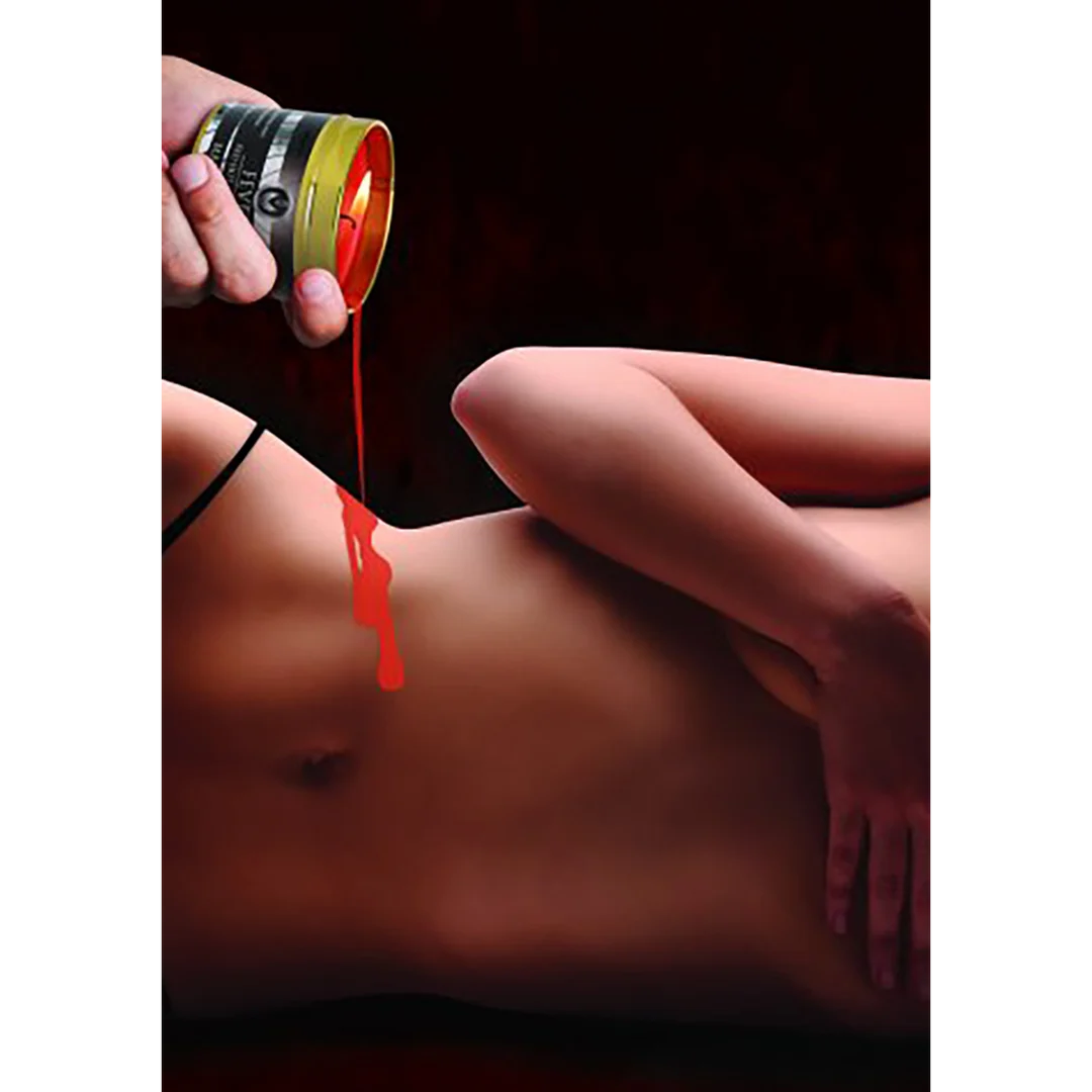 XR Brands Fever Red Hot Wax kaars - Afbeelding 2