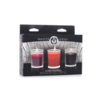 Massagekaars – Flame Drippers druppkaars set voor kaarsspel – licht geparfumeerd – 3 stuks