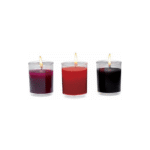 Massagekaars – Flame Drippers druppkaars set voor kaarsspel – licht geparfumeerd – 3 stuks - Afbeelding 3