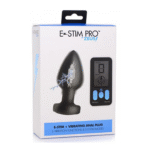 Vibrerende buttplug met afstandsbediening – E-Stim Pro - Siliconen Vibrerende Anale Plug + Afstandsbediening