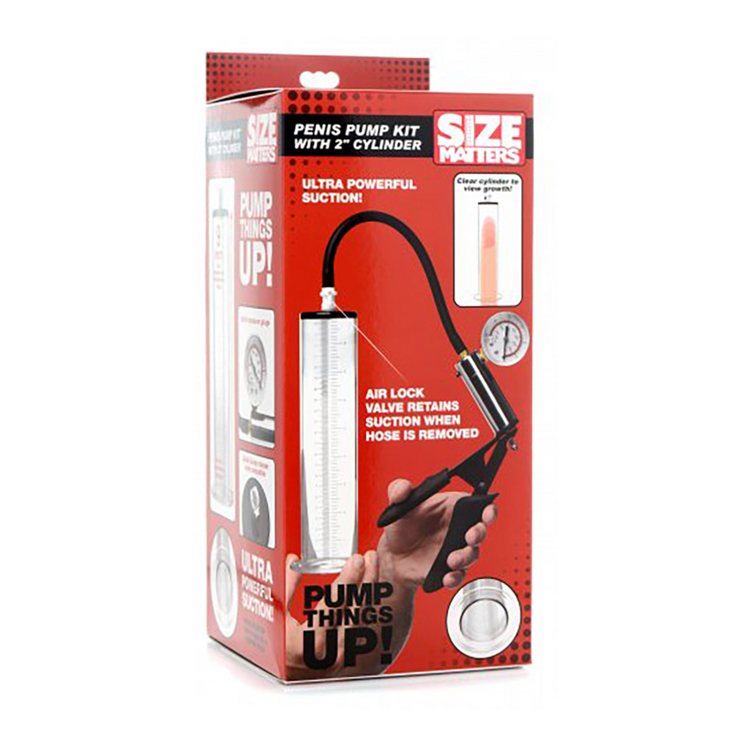 AG673-2-2 Penispomp met stevige grip – Penis Pomp Set - Afbeelding 1