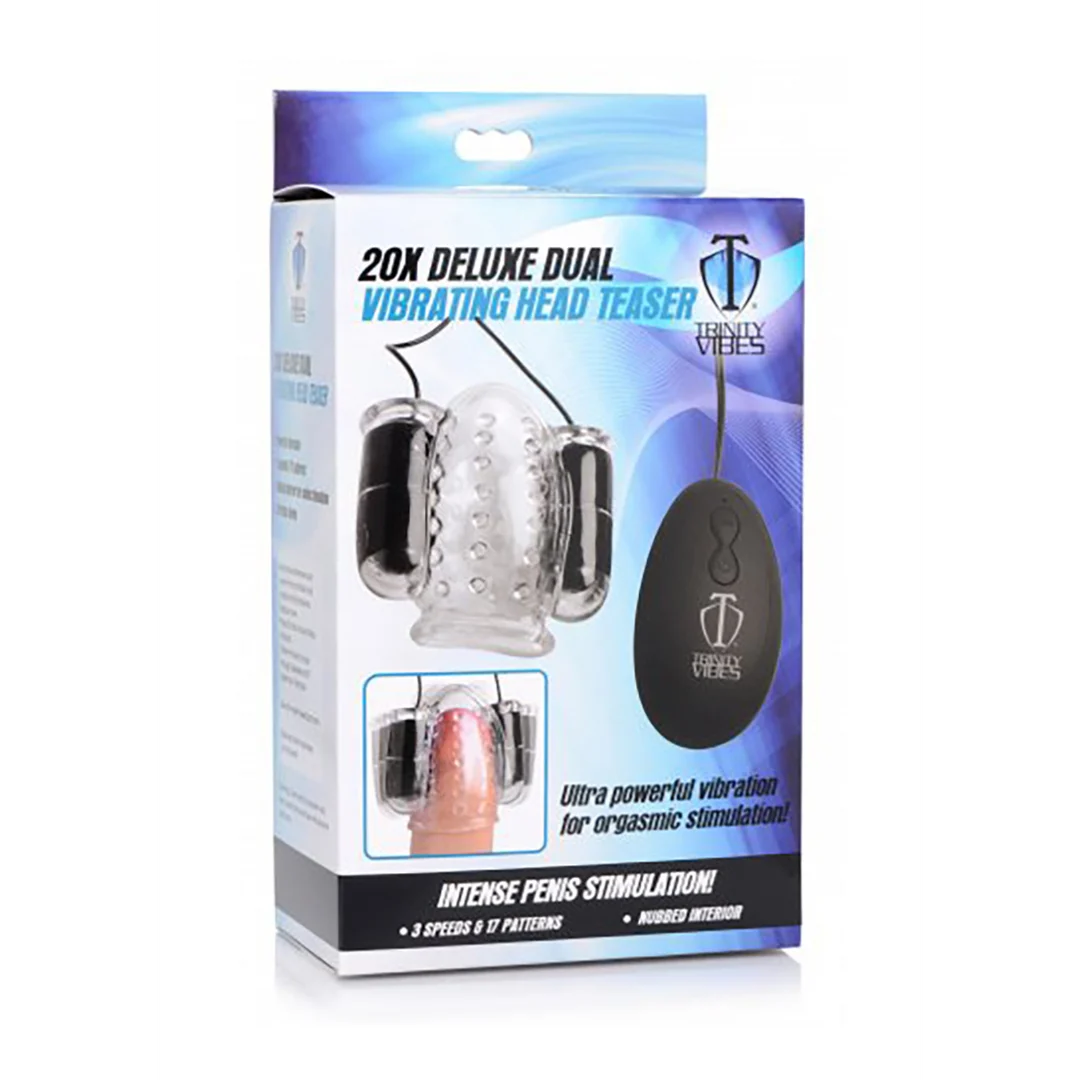 XR Brands Deluxe Dual Vibrating Head Teaser