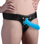 vibrator – knijpbaar & thermo-reactief met zuignap – XR Brands Blauw XR Brands - Afbeelding 2